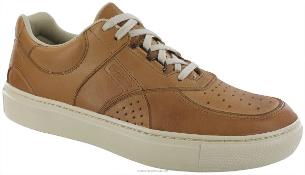 lenkkarit | SAS Shoes high street nauhalliset tennarit pähkinänruskea miehet XTJ24Z527