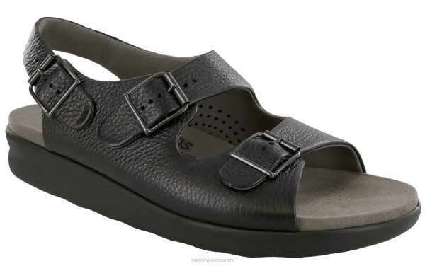 sandaalit | SAS Shoes bravo kantaremmi sandaali musta miehet XTJ24Z538