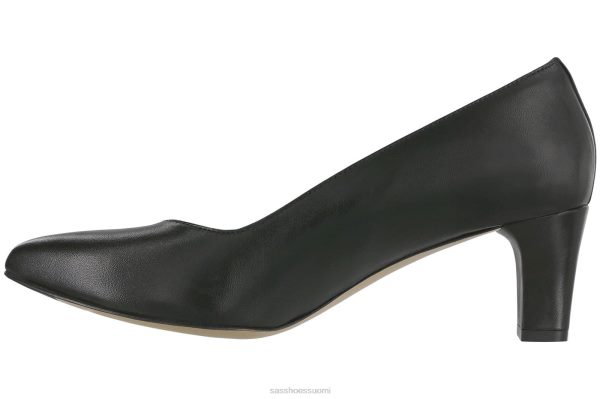 juhlakengät SAS Shoes Francessa teräväkärkinen pumppu musta naiset XTJ24Z339