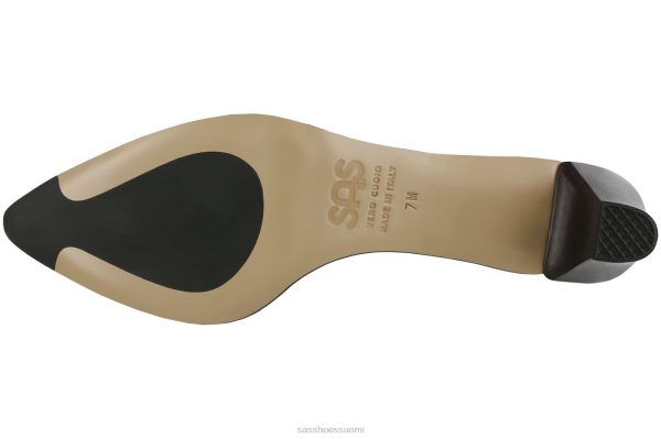 juhlakengät SAS Shoes Francessa teräväkärkinen pumppu musta naiset XTJ24Z339