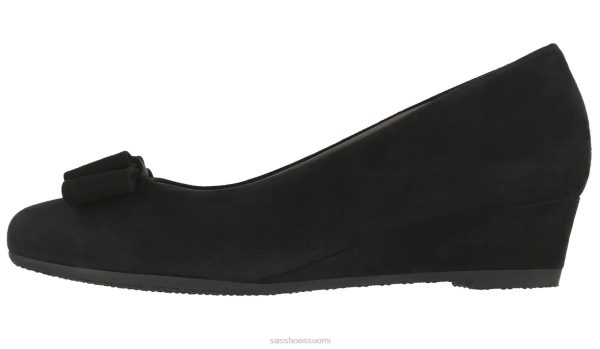 juhlakengät SAS Shoes audrey wedge pumppu musta mokka naiset XTJ24Z412
