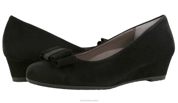 juhlakengät SAS Shoes audrey wedge pumppu musta mokka naiset XTJ24Z412