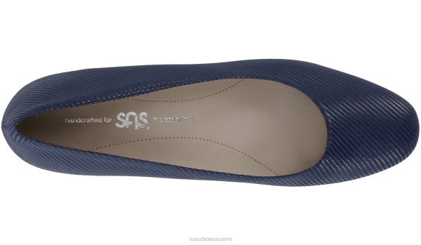 juhlakengät SAS Shoes elaine kitten heel laivasto raita naiset XTJ24Z370