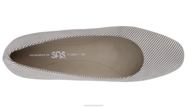 juhlakengät SAS Shoes elaine kitten heel taupe raita naiset XTJ24Z371