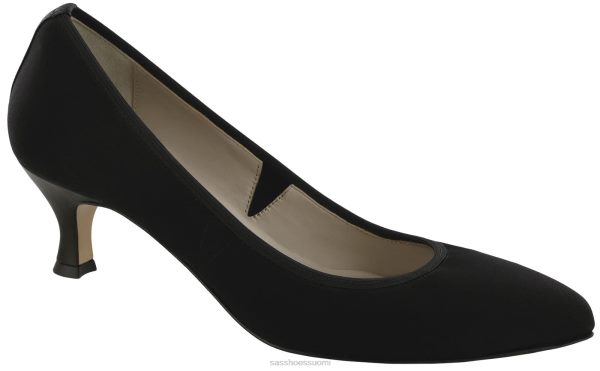 juhlakengät SAS Shoes gia kitten heel musta naiset XTJ24Z344