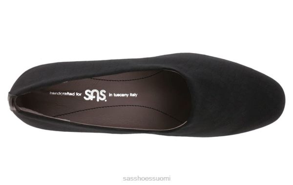 juhlakengät SAS Shoes lucia lipsahdus kantapäässä musta käärme naiset XTJ24Z351