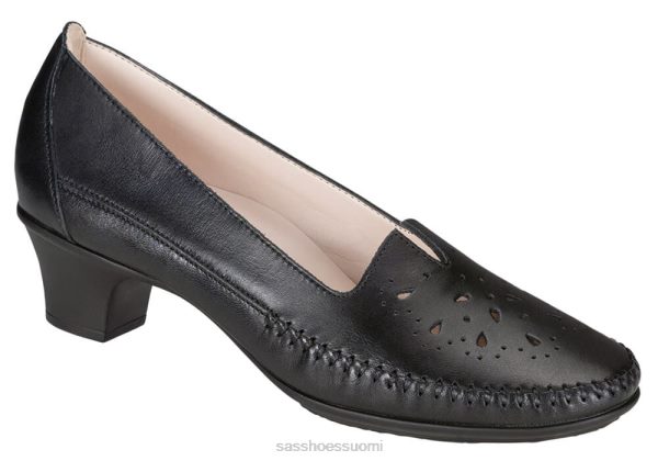 juhlakengät SAS Shoes sonyo slip on kantapää alfa musta naiset XTJ24Z355