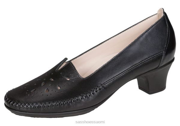 juhlakengät SAS Shoes sonyo slip on kantapää alfa musta naiset XTJ24Z355