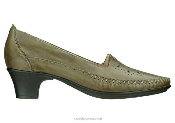 juhlakengät SAS Shoes sonyo slip on kantapää alfa vihreä naiset XTJ24Z354