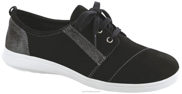 lenkkarit | SAS Shoes marnie nauhalliset tennarit musta/kiiltävä naiset XTJ24Z288