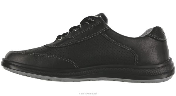 lenkkarit | SAS Shoes urheilullinen lux nauhallinen lenkkari musta perf naiset XTJ24Z20