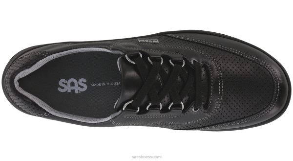 lenkkarit | SAS Shoes urheilullinen lux nauhallinen lenkkari musta perf naiset XTJ24Z20