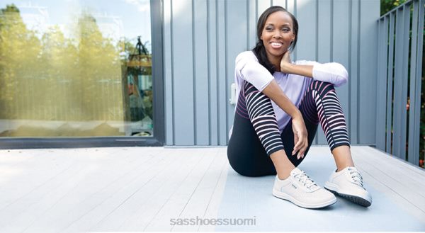 lenkkarit | SAS Shoes urheilullinen lux nauhallinen lenkkari musta perf naiset XTJ24Z20