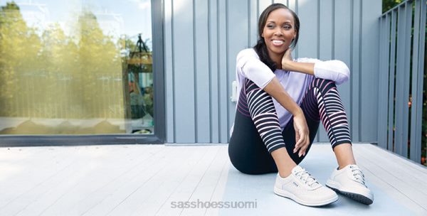 lenkkarit | SAS Shoes urheilullinen lux nauhallinen lenkkari valkoinen perf naiset XTJ24Z16