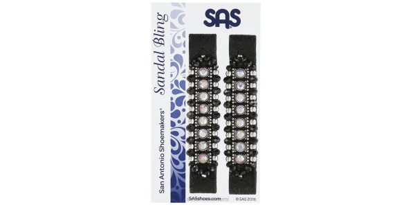 Lisätarvikkeet SAS Shoes bling glam verkko musta/hopea naiset XTJ24Z457