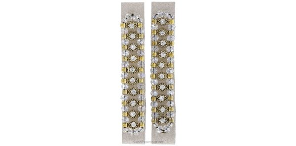 Lisätarvikkeet SAS Shoes bling kulta verkkopellava/keltainen naiset XTJ24Z456