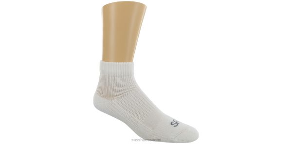 Lisätarvikkeet SAS Shoes diabeettiset qtr crew -sukat valkoinen naiset XTJ24Z463
