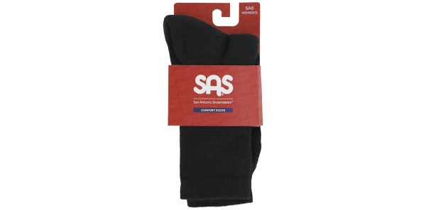Lisätarvikkeet SAS Shoes miehistön kävelijän sukat musta naiset XTJ24Z468