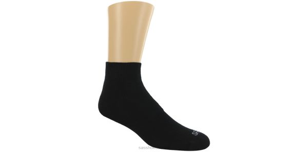Lisätarvikkeet SAS Shoes qtr walker socksarge musta naiset XTJ24Z494