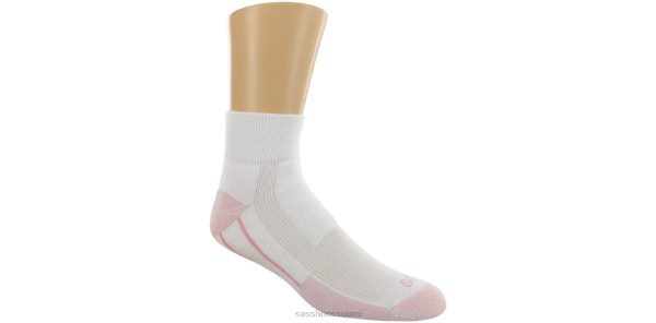Lisätarvikkeet SAS Shoes qtr walker socksarge valkoinen naiset XTJ24Z493