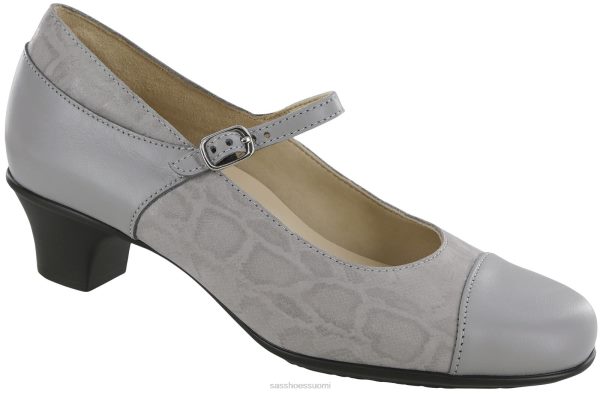 mary jane | SAS Shoes isabel mary jane heel grigio/käärme naiset XTJ24Z334