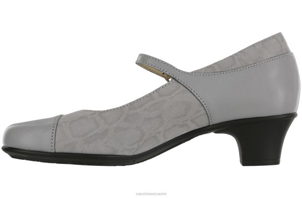 mary jane | SAS Shoes isabel mary jane heel grigio/käärme naiset XTJ24Z334