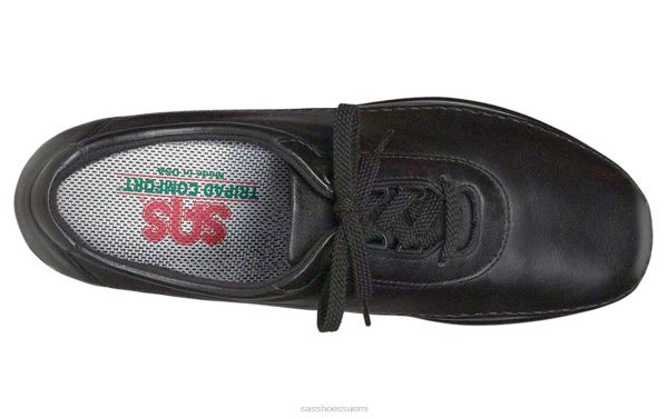 nauhakengät | SAS Shoes Traveler urheilullinen nauhallinen kenkä musta naiset XTJ24Z302