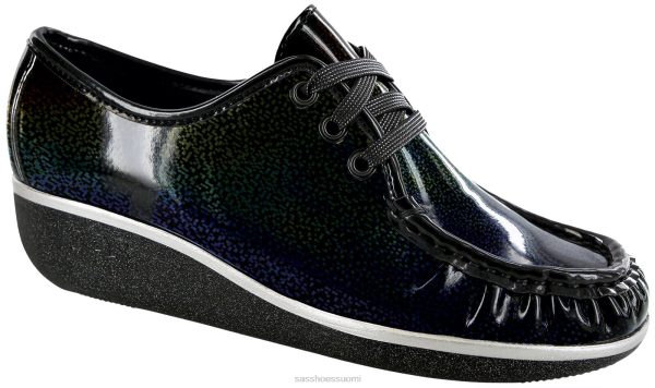 nauhakengät | SAS Shoes pomppia pitsi ylös moc karnevaali musta naiset XTJ24Z276