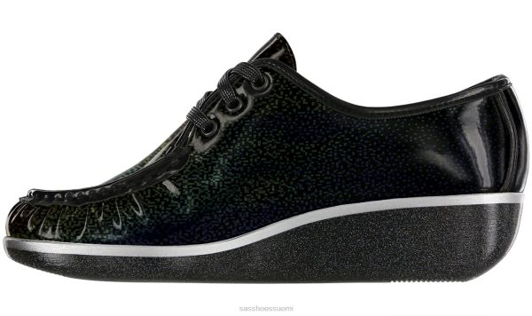 nauhakengät | SAS Shoes pomppia pitsi ylös moc karnevaali musta naiset XTJ24Z276