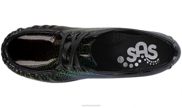 nauhakengät | SAS Shoes pomppia pitsi ylös moc karnevaali musta naiset XTJ24Z276