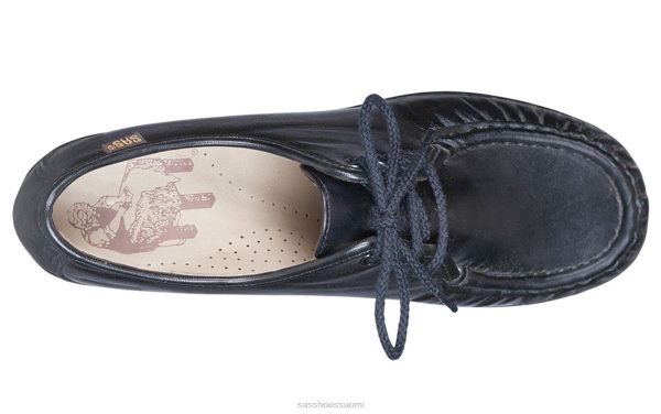 nauhakengät | SAS Shoes pomppia pitsi ylös moc musta naiset XTJ24Z272