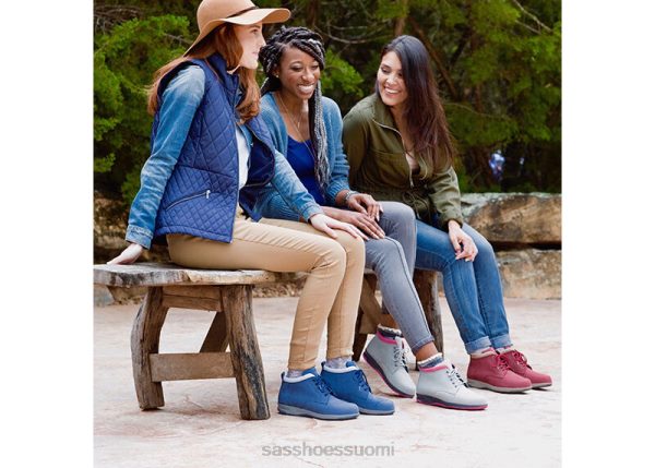 saappaat | SAS Shoes gretchen chukka saappaat musta/kuupöly naiset XTJ24Z376