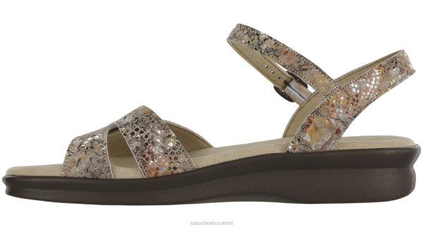 sandaalit | SAS Shoes Duo Quarter Strap sandaali multisnake taupe naiset XTJ24Z89