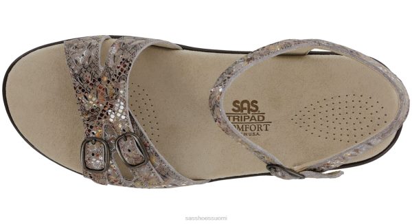 sandaalit | SAS Shoes Duo Quarter Strap sandaali multisnake taupe naiset XTJ24Z89