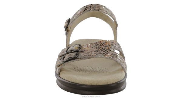 sandaalit | SAS Shoes Duo Quarter Strap sandaali multisnake taupe naiset XTJ24Z89