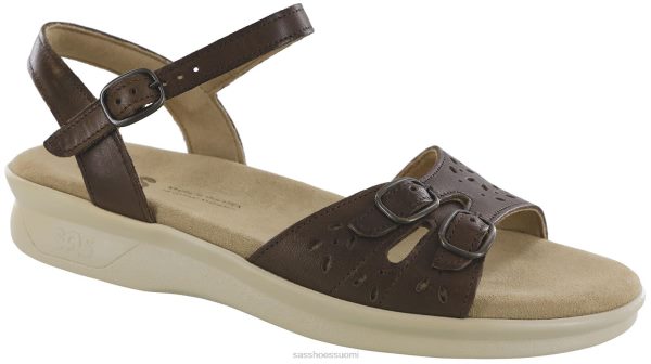 sandaalit | SAS Shoes Duo Quarter Strap sandaali tumma puu naiset XTJ24Z79