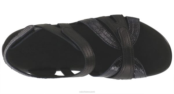 sandaalit | SAS Shoes Pier kantapäähihna sandaali mustaa hiekkaa naiset XTJ24Z61