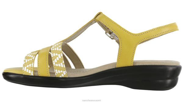 sandaalit | SAS Shoes capri t-ranneke sandaali keltainen/chevron naiset XTJ24Z148