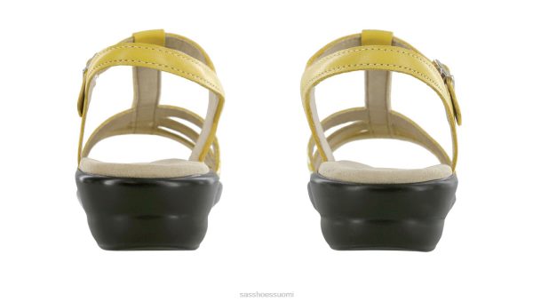 sandaalit | SAS Shoes capri t-ranneke sandaali keltainen/chevron naiset XTJ24Z148
