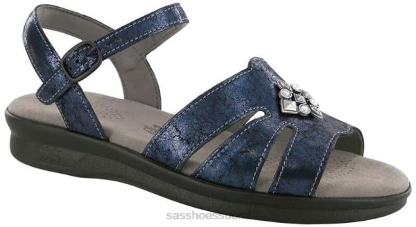 sandaalit | SAS Shoes helena Quarter Strap sandaali crackle laivasto naiset XTJ24Z91