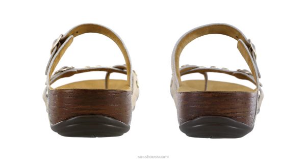 sandaalit | SAS Shoes jet toe loop liuku sandaali metallinen kulta naiset XTJ24Z134