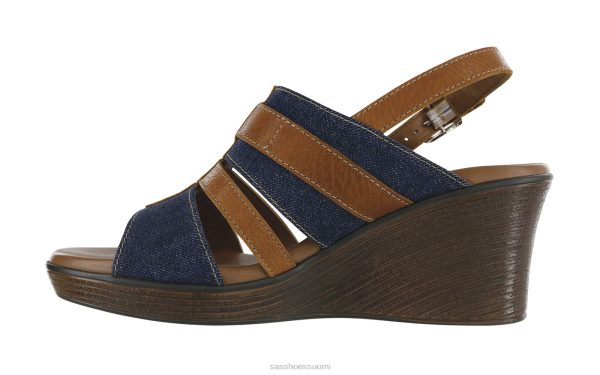 sandaalit | SAS Shoes layla t-hihna kiila sandaali sininen farkku naiset XTJ24Z160