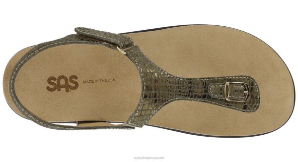 sandaalit | SAS Shoes marina t-ranneke sandaali oliivi kultaa naiset XTJ24Z142