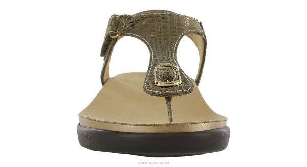sandaalit | SAS Shoes marina t-ranneke sandaali oliivi kultaa naiset XTJ24Z142