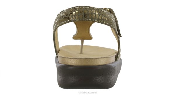 sandaalit | SAS Shoes marina t-ranneke sandaali oliivi kultaa naiset XTJ24Z142