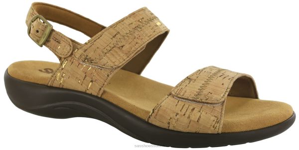 sandaalit | SAS Shoes nudu kantapäähihna sandaali kultainen korkki naiset XTJ24Z93
