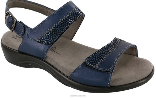 sandaalit | SAS Shoes nudu kantapäähihna sandaali laivasto naiset XTJ24Z98