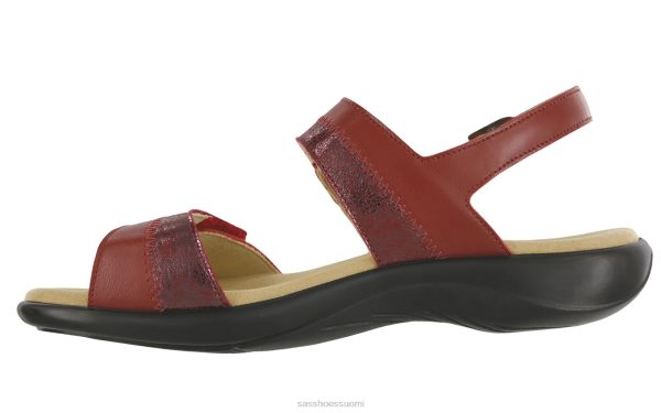 sandaalit | SAS Shoes nudu kantapäähihna sandaali rubiini / cabernet naiset XTJ24Z100