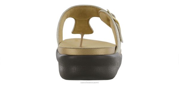 sandaalit | SAS Shoes sanibel t-strap slide sandaalit kiiltävää kultaa naiset XTJ24Z31