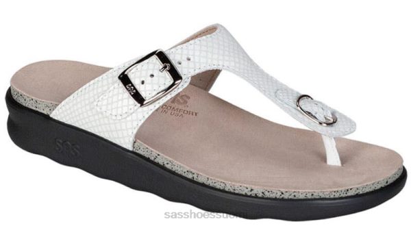 sandaalit | SAS Shoes sanibel t-strap slide sandaalit valkoinen käärme naiset XTJ24Z37